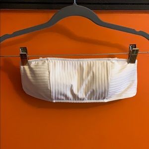 Bathing suit top white, size small, Abercrombie